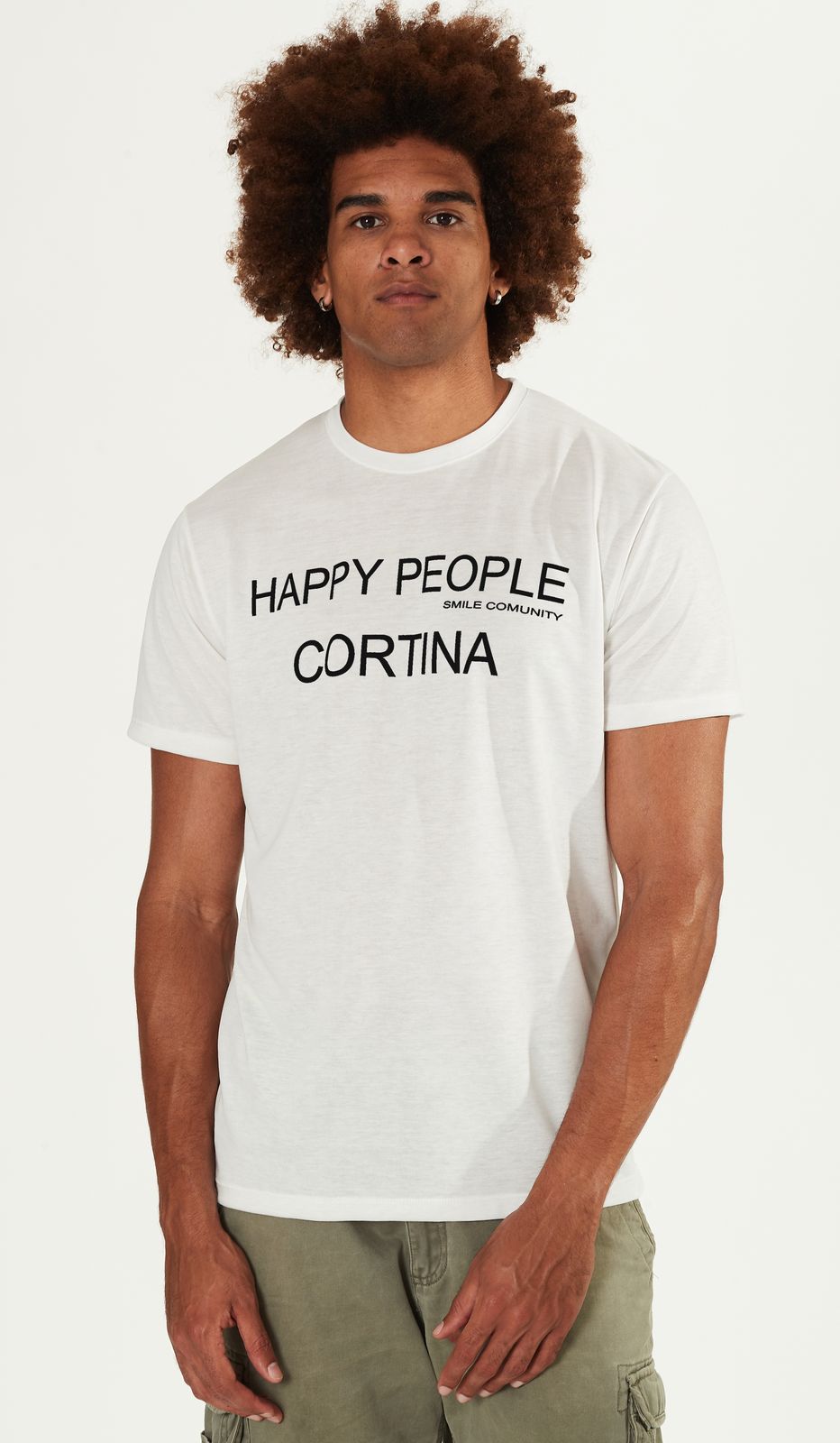 T-Shirt MM Uomo "Smile Community": 100% Cotone per Sorrisi e Stile Ogni Giorno!