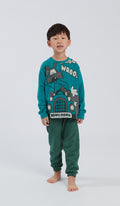 Pigiama Girocollo Bimbo Wroom Uomo P.M. Comfort e Stile in 50% Cotone e 50% Poliestere Per Piccoli Sognatori