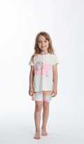 Pigiama GOOD LUCK Giro MM Bimba 100% Cotone: Dolci Sogni e Fortuna