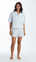 PIGIAMA APERTO MM - VICHY AZZURRO WMN