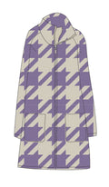 Vestaglia Zip "Happy Night Spugna": Confortevole e Pratica, 57%PL, 43%CO