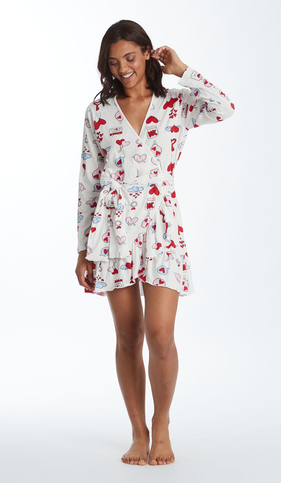 Vestaglia San Valentino Donna 100% Cotone: Puro Amore e Comfort Quotidiano