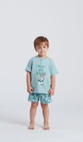 Pigiama serafino MM bimbo Make Me Smile uomo in cotone 100 percento per comfort e allegria ogni notte.