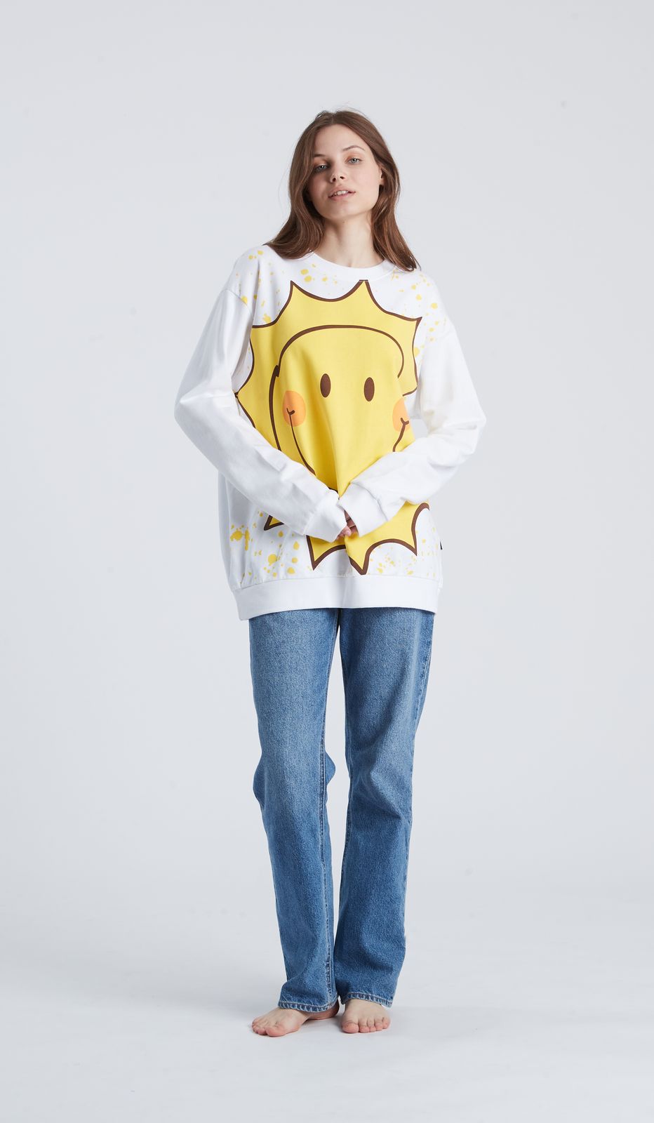 FELPA UNISEX SAVE SMILE in cotone 100 percento per comfort e stile alla moda in ogni occasione casual