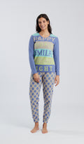 Pigiama Girocollo "Happy Night P.M.": 50% Cotone, 50% Poliestere, Confort per Tutti