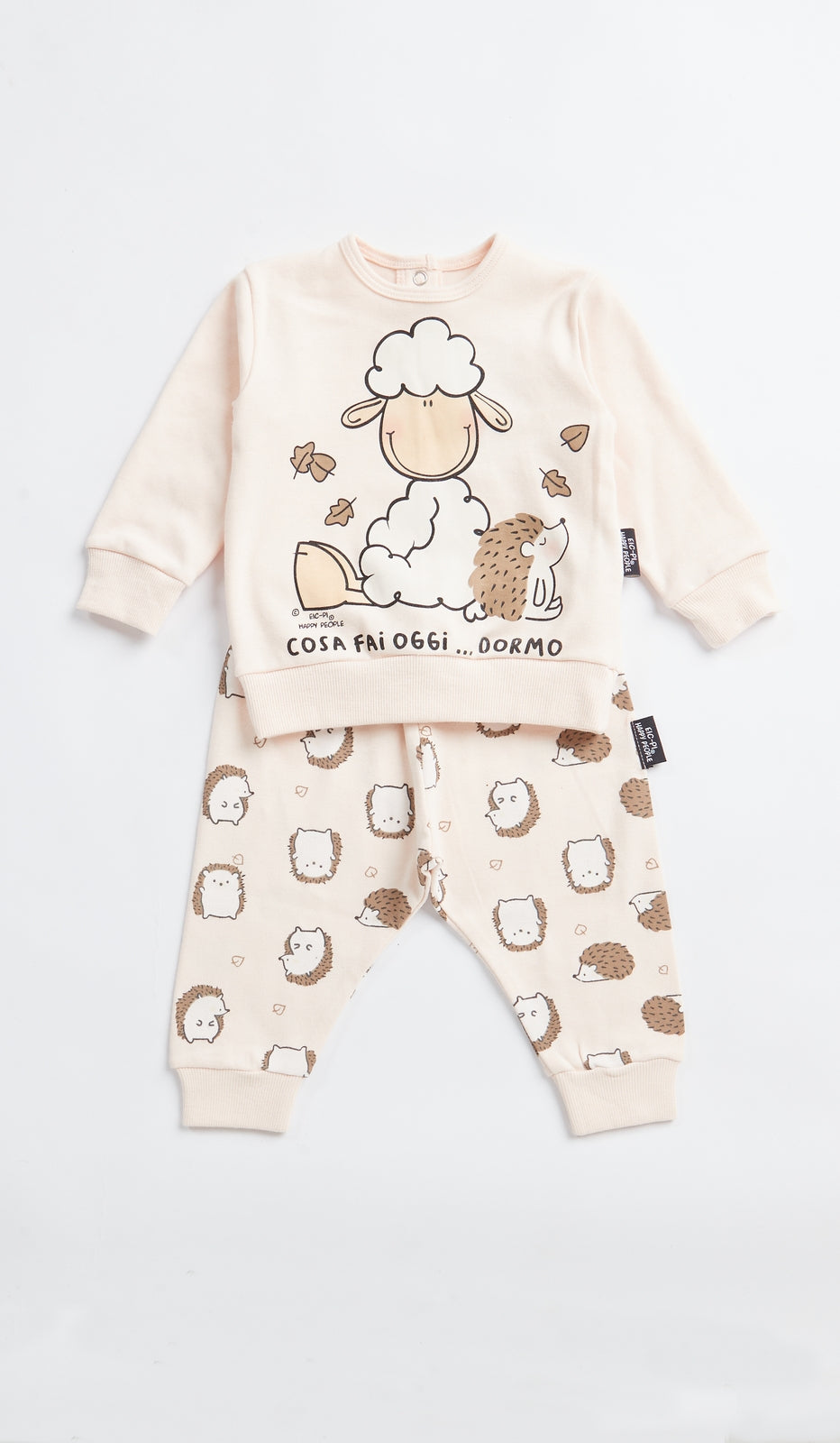 Pigiama Baby RICCIO 100% Cotone: Dolcezza e Confort per i Più Piccoli