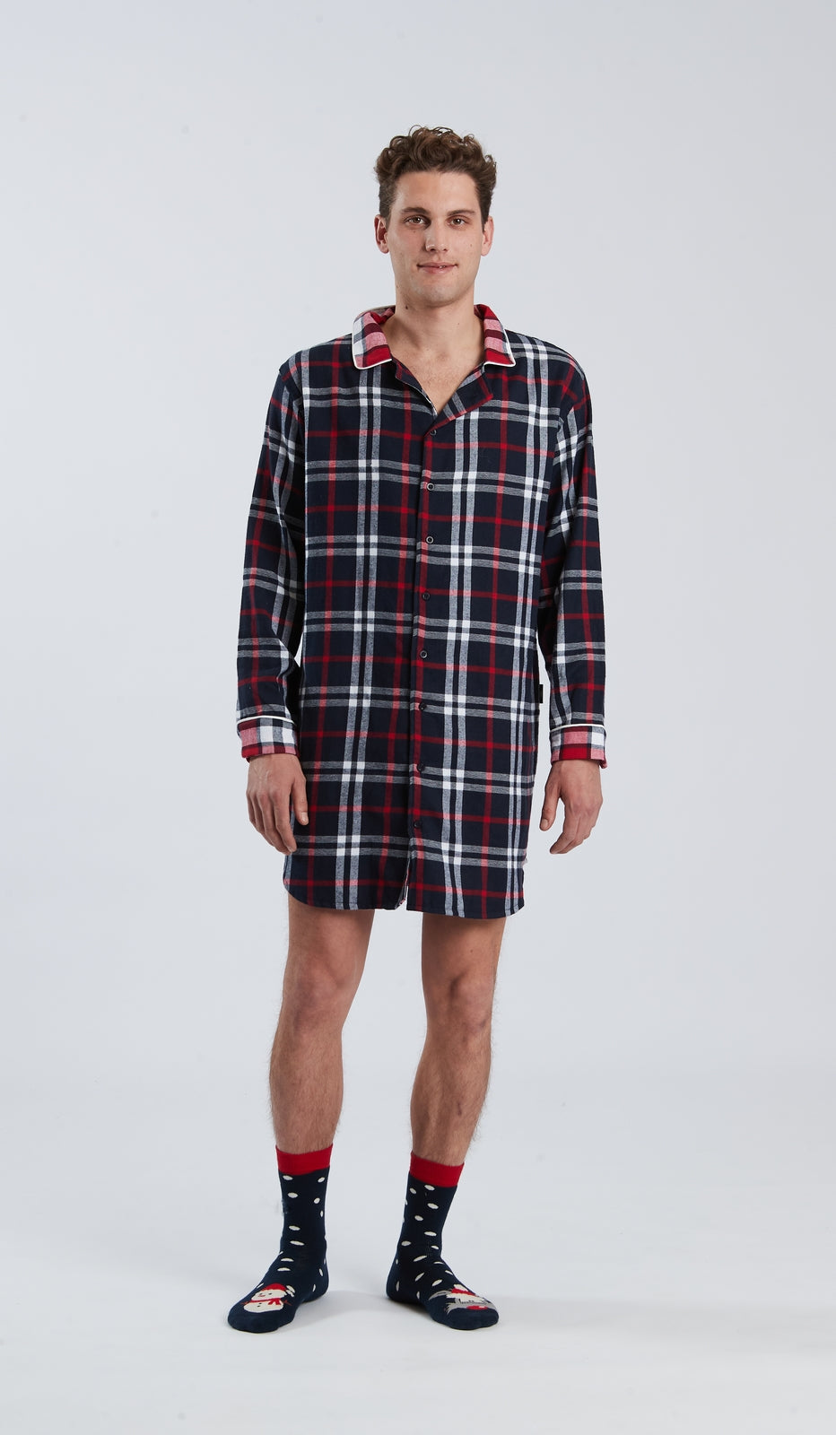Camicia da Notte Uomo Prenatale in 100% Cotone per Comfort e Stile