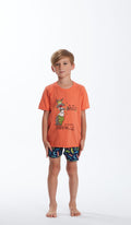 Pigiama Giro MM Bimbo SFARFALLO 100% Cotone: Confort e Avventure Oniriche