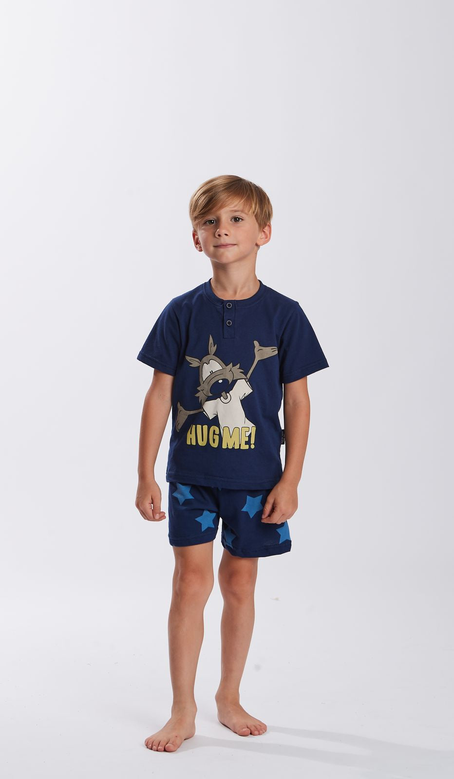 Pigiama Sera MM HUG ME Bimbo 100% Cotone: Caldi Abbracci e Dolci Sogni