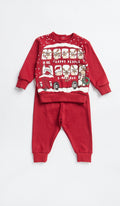 Pigiama baby Natale in cotone al 100 per cento per dolci sogni e momenti festivi in famiglia insieme