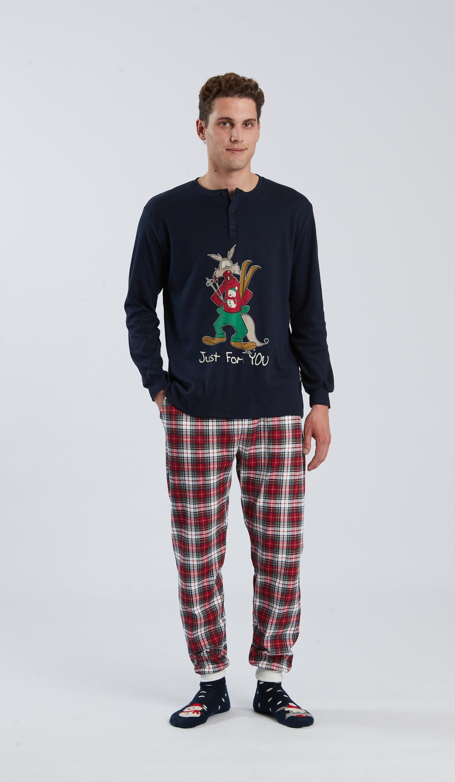 Pigiama Serafino Uomo Prenatale in 100% Cotone per Comfort e Stile