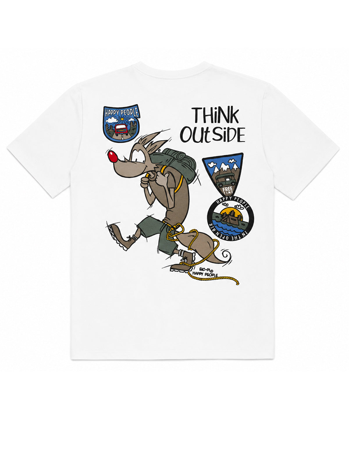 T-shirt da uomo, ideale per il tempo libero dal design esclusivo