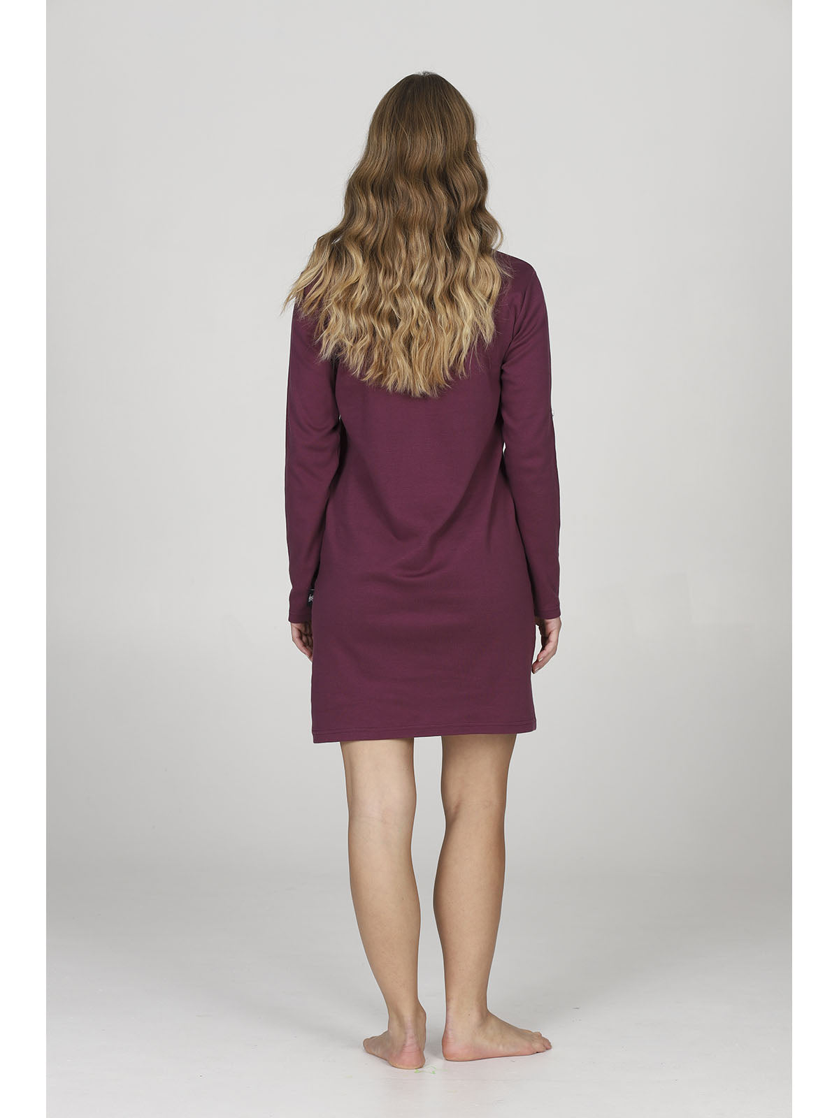 Morbida e confortevole camicia da notte donna, fantasia funghi