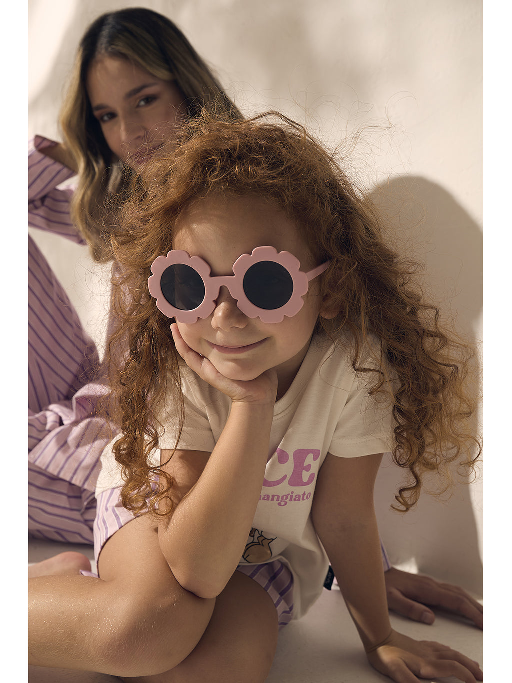 Pigiama bambina corto spezzato, in fresco jersey di puro cotone