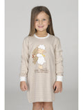 Comoda camicia da notte bimba, fantasia a righe