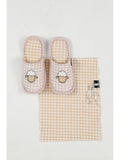 Comode ciabatte donna, con porta sacchetto personalizzabile