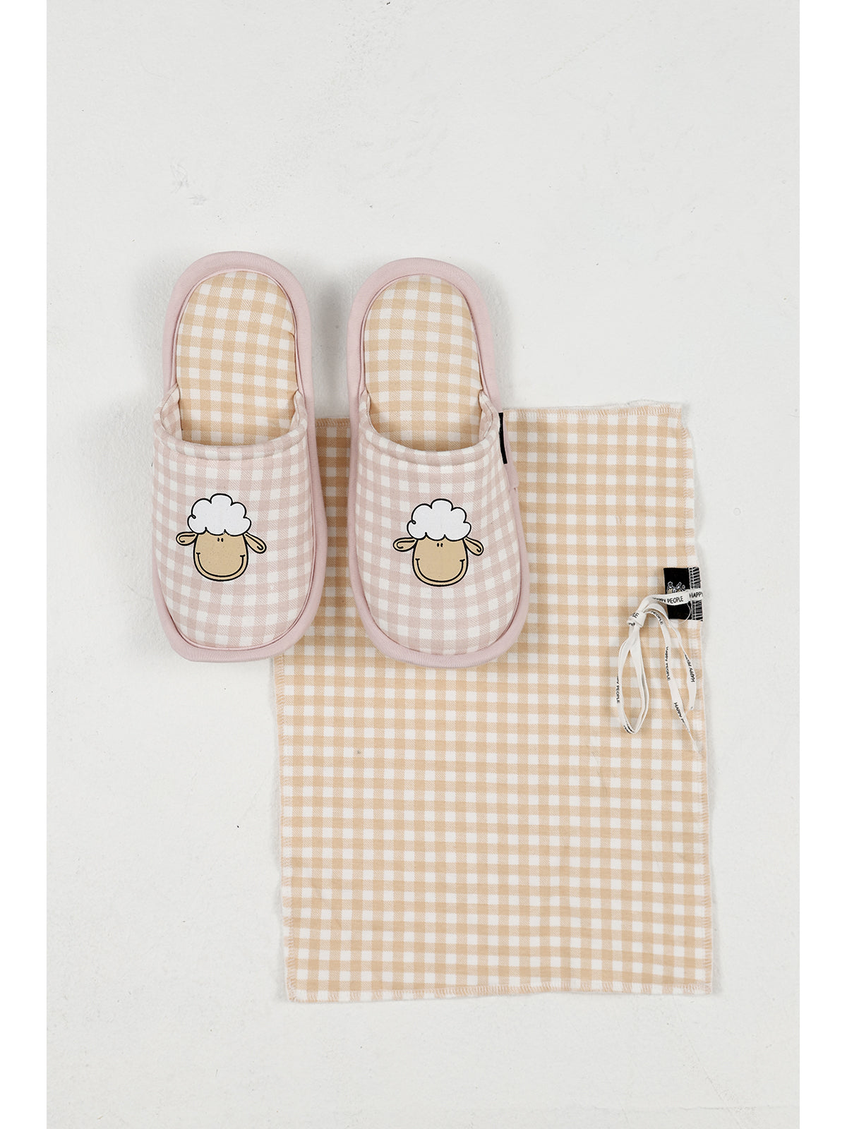 Comode ciabatte donna, con porta sacchetto personalizzabile
