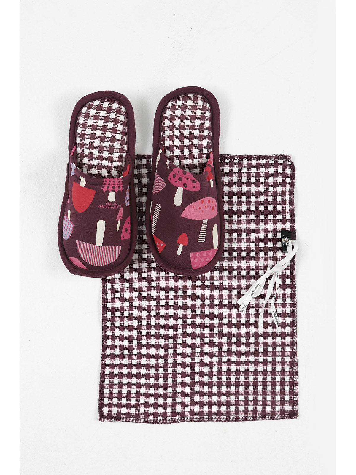 Comode ciabatte donna, con porta sacchetto personalizzabile