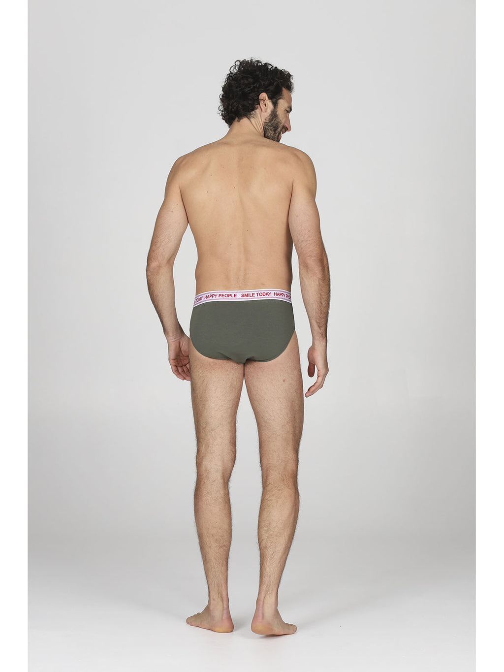 Slip bi-pack uomo in cotone elasticizzato blu, inizia in allegria le tue giornate!