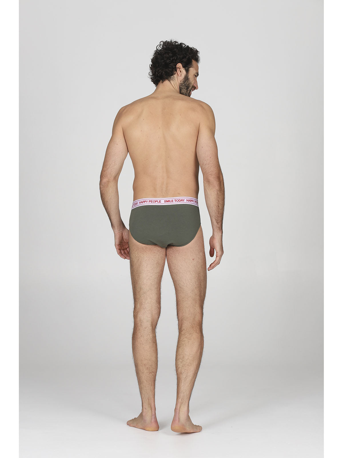 Slip bi-pack uomo in cotone elasticizzato blu, inizia in allegria le tue giornate!