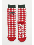 Calze antiscivolo donna "natale". sicurezza e allegria, 80% cotone