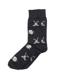Calze in caldo cotone da uomo. comfort e allegria, 80% cotone