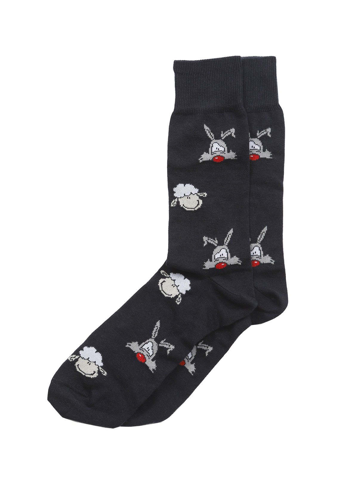 Calze in caldo cotone da uomo. comfort e allegria, 80% cotone