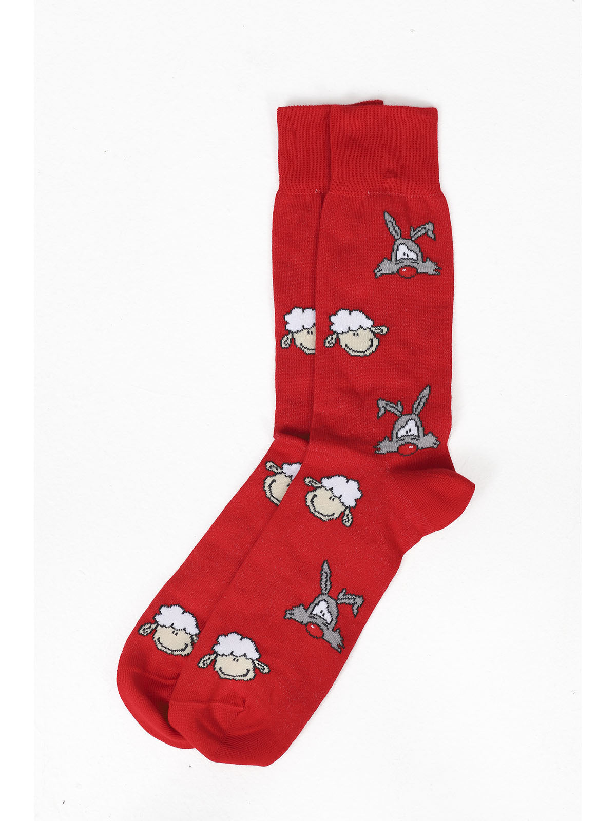 Calze in caldo cotone da uomo. comfort e allegria, 80% cotone