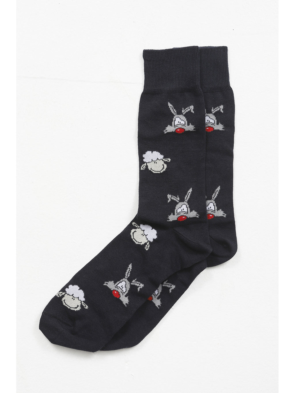 Calze in caldo cotone da uomo. comfort e allegria, 80% cotone