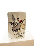 Tazza happy people "in bocca al lupo" in regalo