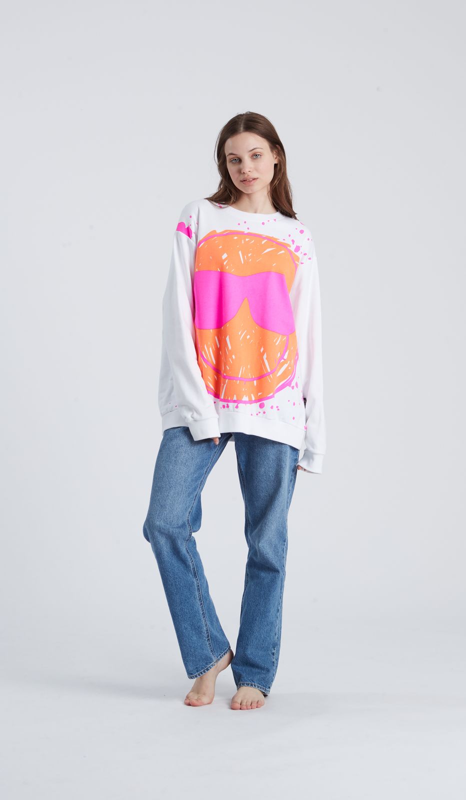 FELPA UNISEX SAVE SMILE in cotone 100 percento per comfort e stile casual perfetto per ogni occasione