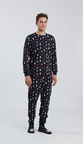 Pigiama Girocollo Uomo Prenatale in 100% Cotone per Comfort e Stile
