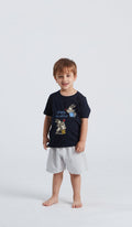 Pigiama girocollo MM bimbo breakfast uomo in cotone 100 percento per comfort e stile ogni notte.