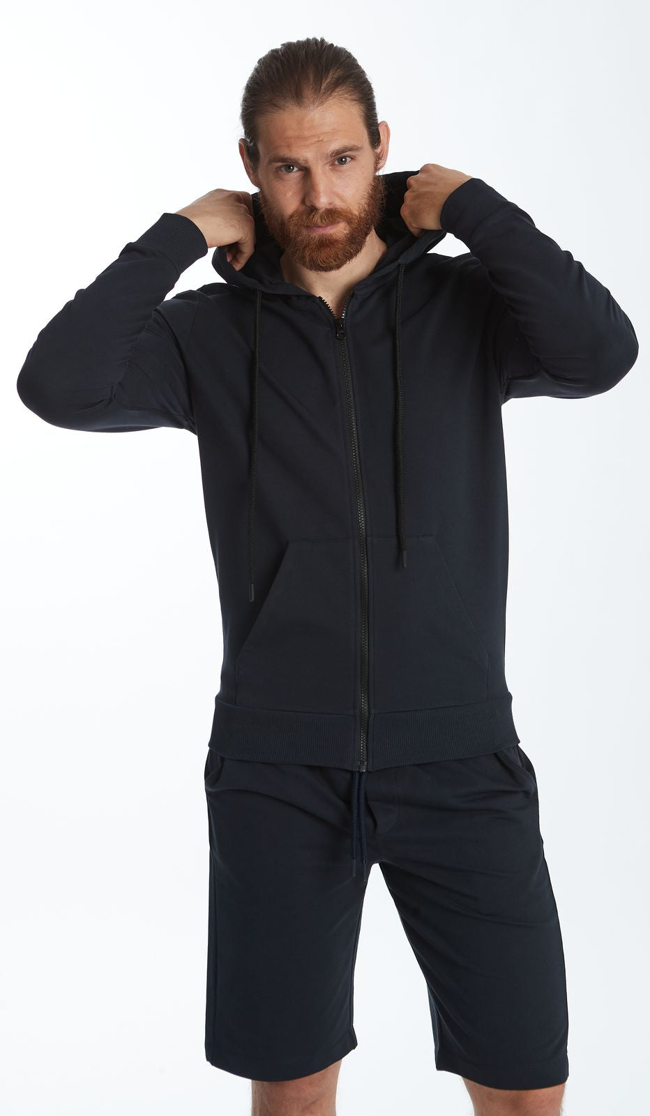 FELPA FULL ZIP - CAPPUCCIO LEISURE UOMO