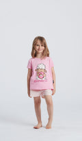 Pigiama girocollo MM bimba breakfast donna in cotone 100 percento per comfort e stile in ogni momento.