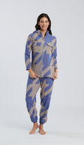 Pantalone con Polso "Happy Night Spugna": Comfort e Stile, 57%PL, 43%CO