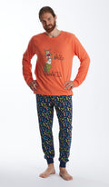 Pigiama Girocollo Uomo SFARFALLO 100% Cotone: Stile e Comfort Notturno