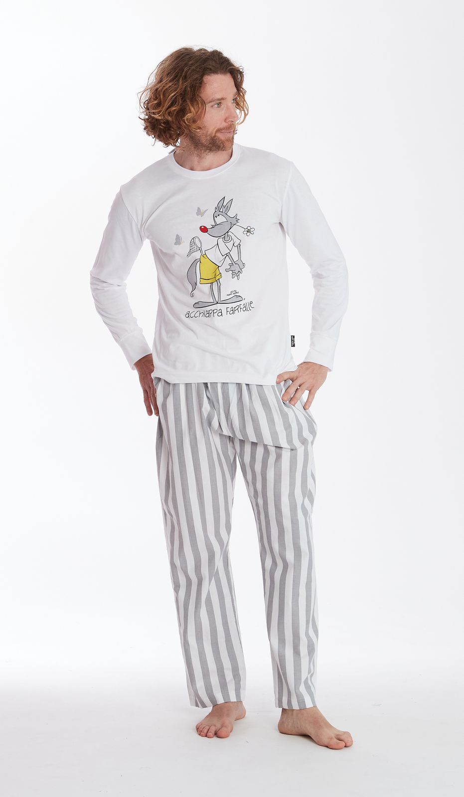 Pigiama Girocollo Uomo - Tela Man